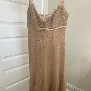 Silk strappy dress